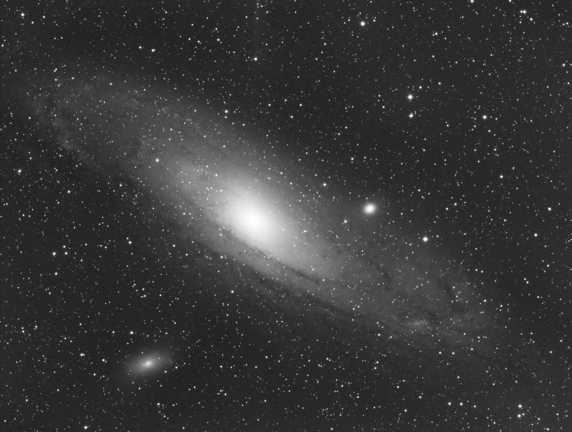 Galaxie d&rsquo;Andromède photographiée le 17 février 2012