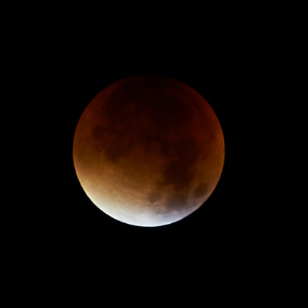Lune de sang photographiée en 2015