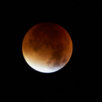 Lune de sang photographiée en 2015