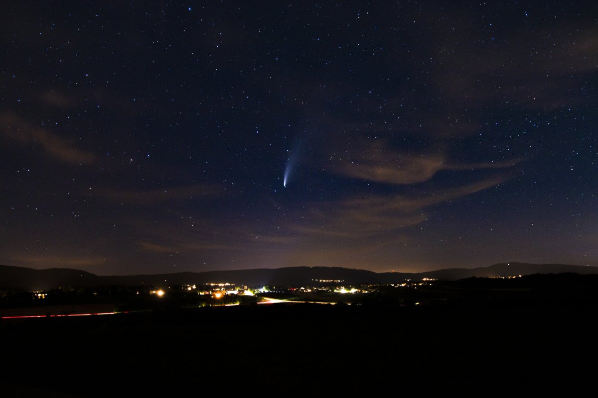 Comète Neowise en direction de Vullierens